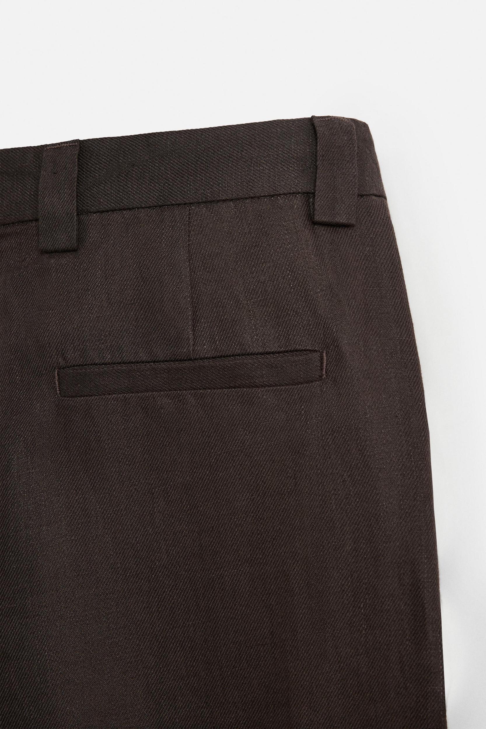 SUIT PANTS IN 100% LINEN Product Image