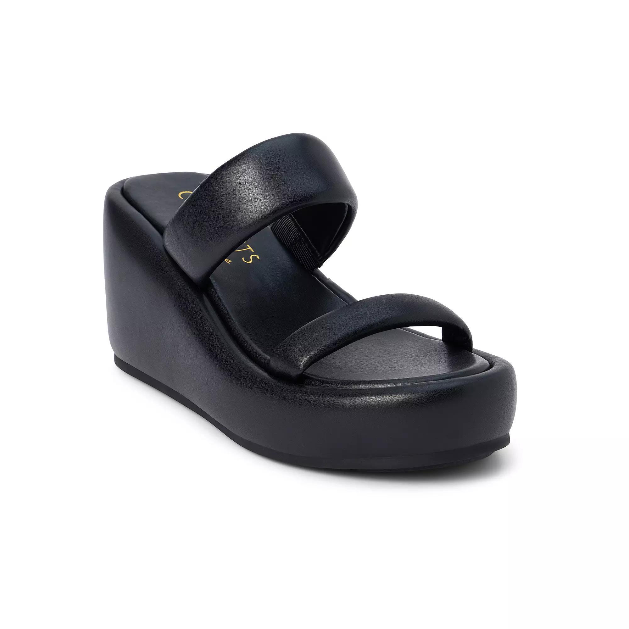 Coconuts Womens Unique Platform Slip On Sandal Product Image