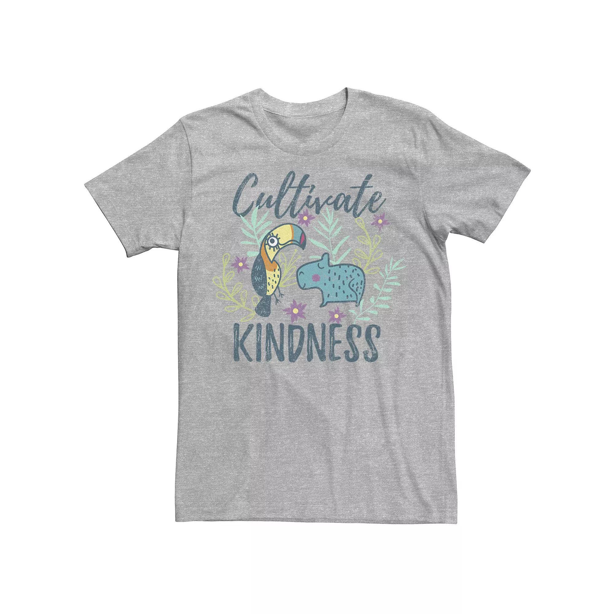 Disney's Encanto Men's Cultivate Kindness Distressed Animal Sketch Tee, Size: Medium, Athletic Grey Product Image