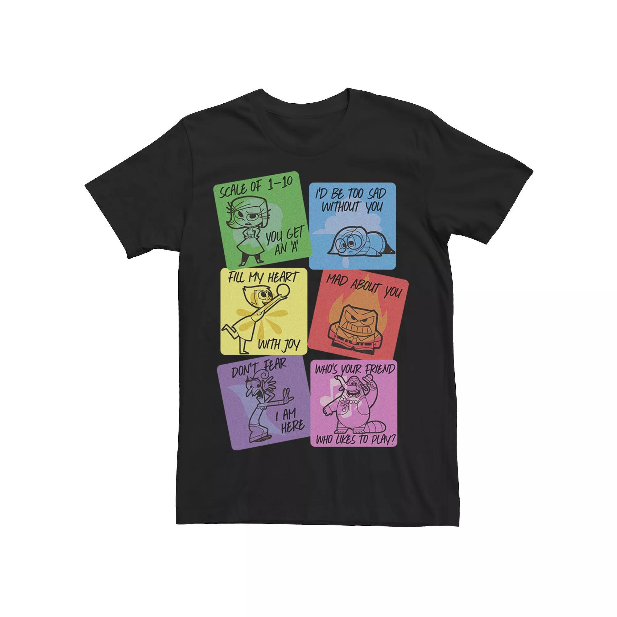Disney / Pixars Inside Out Mens Valentines Cards Tee Product Image