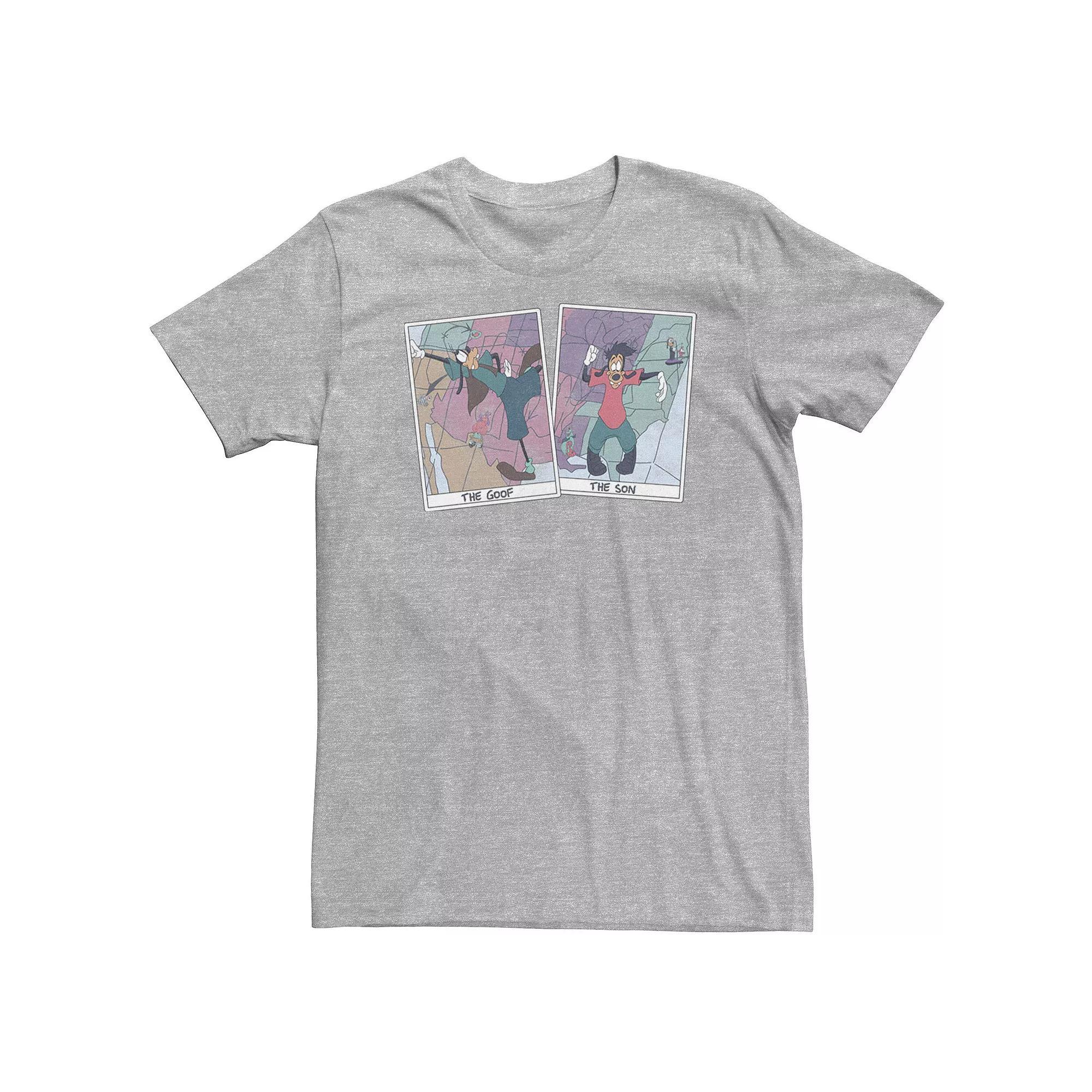 Big & Tall Disney A Goofy Movie The Goof The Son Cards Tee, Men's, Size: XXL Tall, Athletic Grey Product Image
