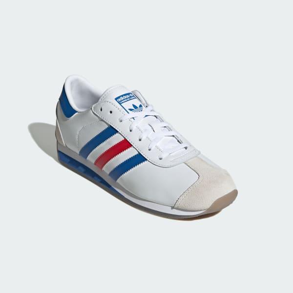 Mens adidas Country II Athletic Shoe Better Scarlet / Blue Product Image