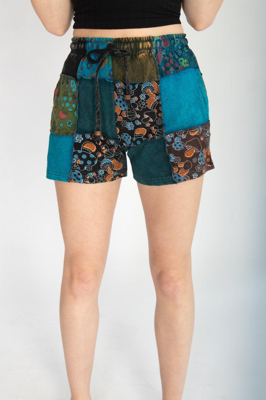 Patchwork Sweatshorts Product Image
