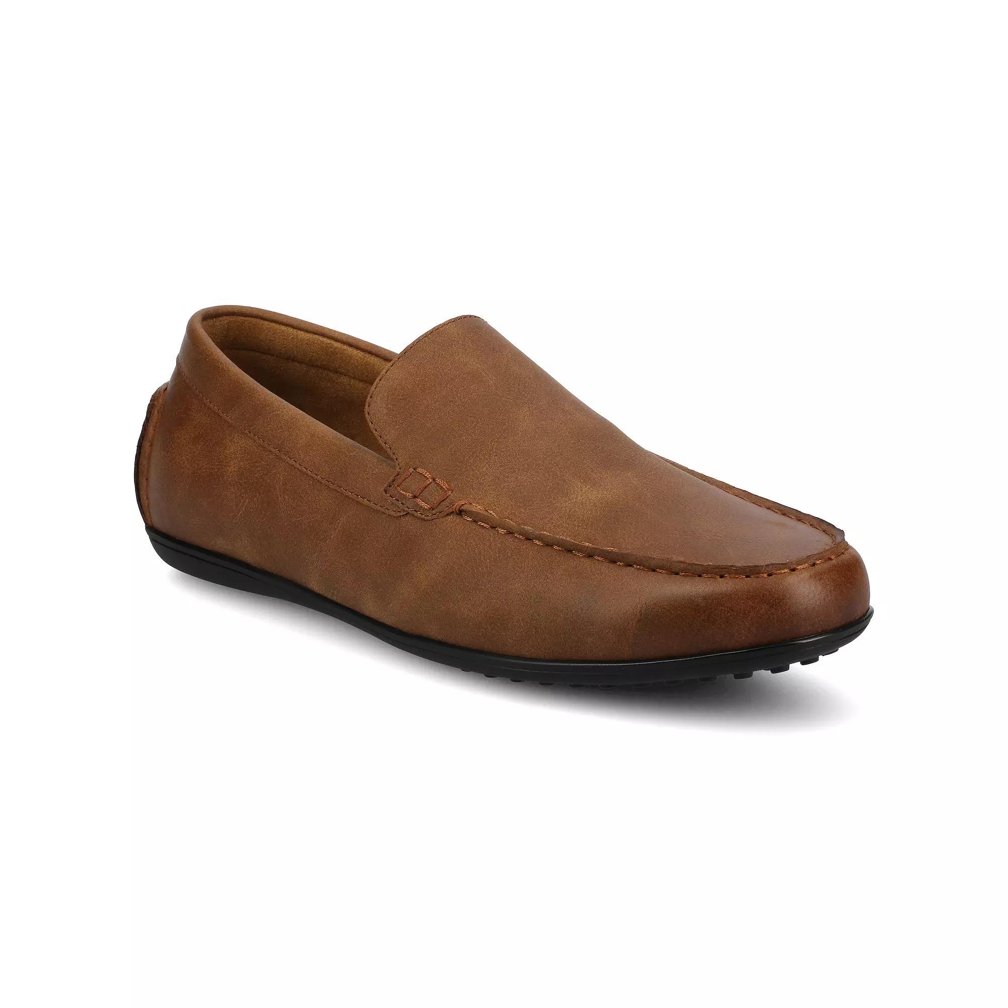 VANCE Sergio Comfort Slip-on Flexible Venetian Men's Driving Loafers, Size: 11, Brown Product Image