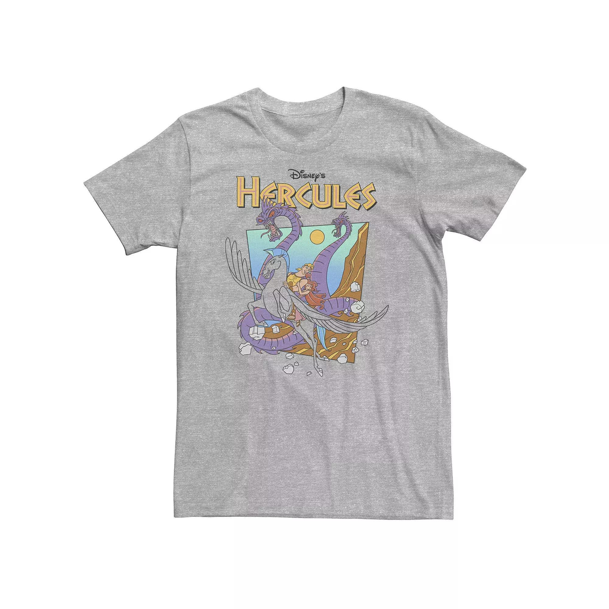 Big & Tall Disney Hercules Hydra Classic Movie Poster Tee, Men's, Size: Large Tall, Athletic Grey Product Image