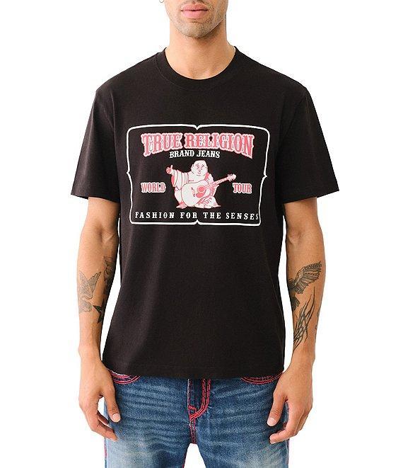 True Religion Railroad Short Sleeve High Density Graphic T-Shirt Product Image