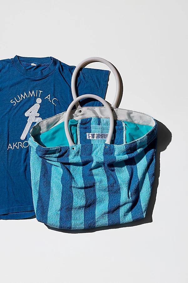 Puebco Recycled Terrycloth Striped Pool Bag Womens at Urban Outfitters Product Image