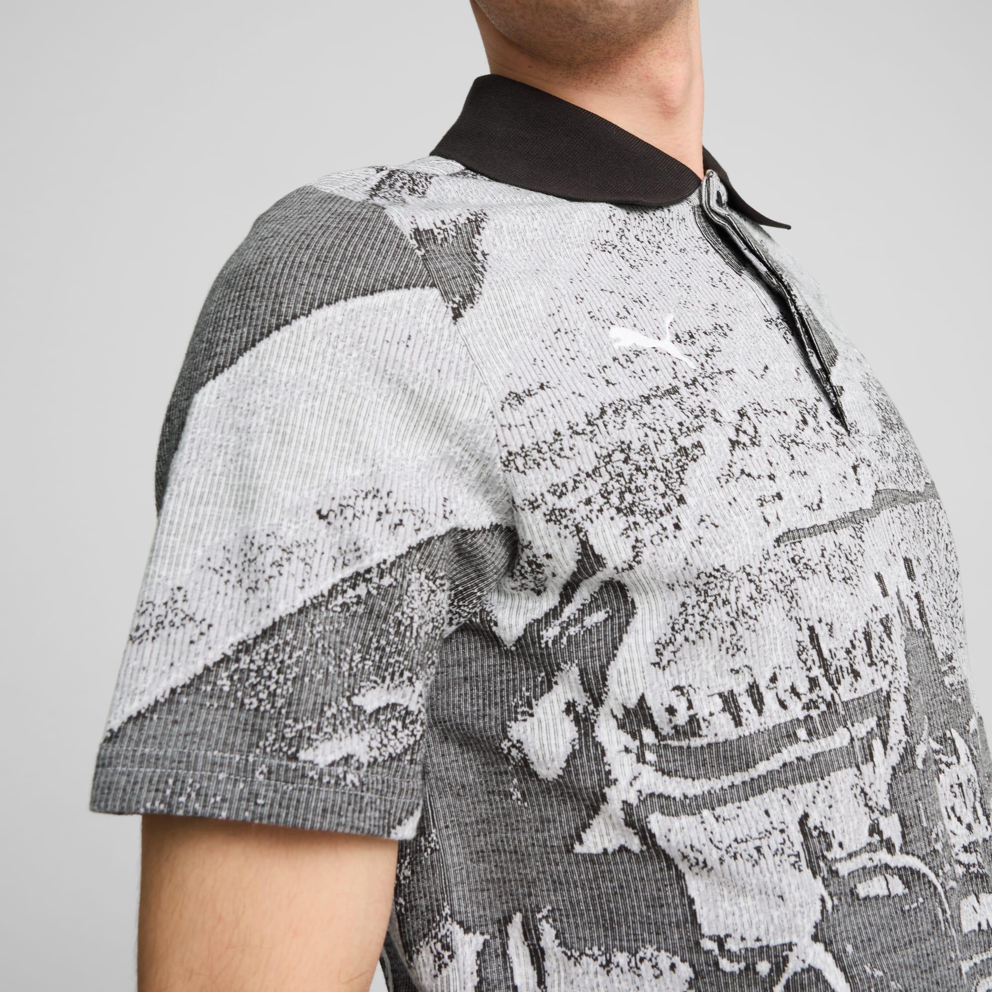 Mercedes-AMG Petronas F1® Men's Jacquard Polo Product Image