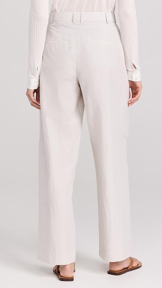 Vince High Waisted Casual Tailored Wide Leg Pants | Shopbop Product Image