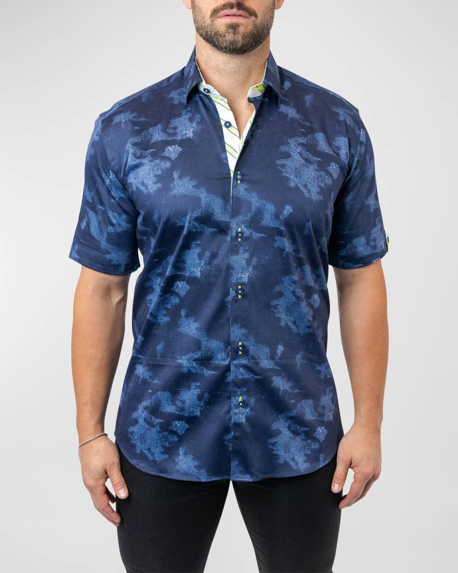 Mens Galileo Night Sky Sport Shirt Product Image
