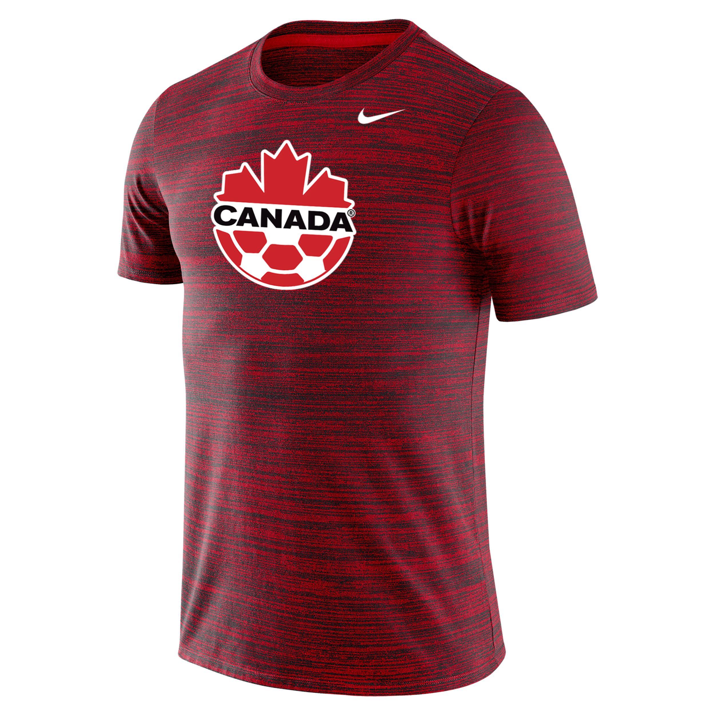 Mens Nike Red Canada Soccer Primary Logo Velocity Legend T-shirt Product Image