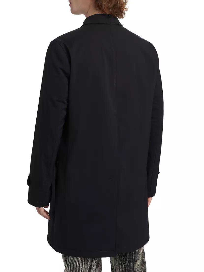 Stretch Nylon Twill Overcoat Product Image