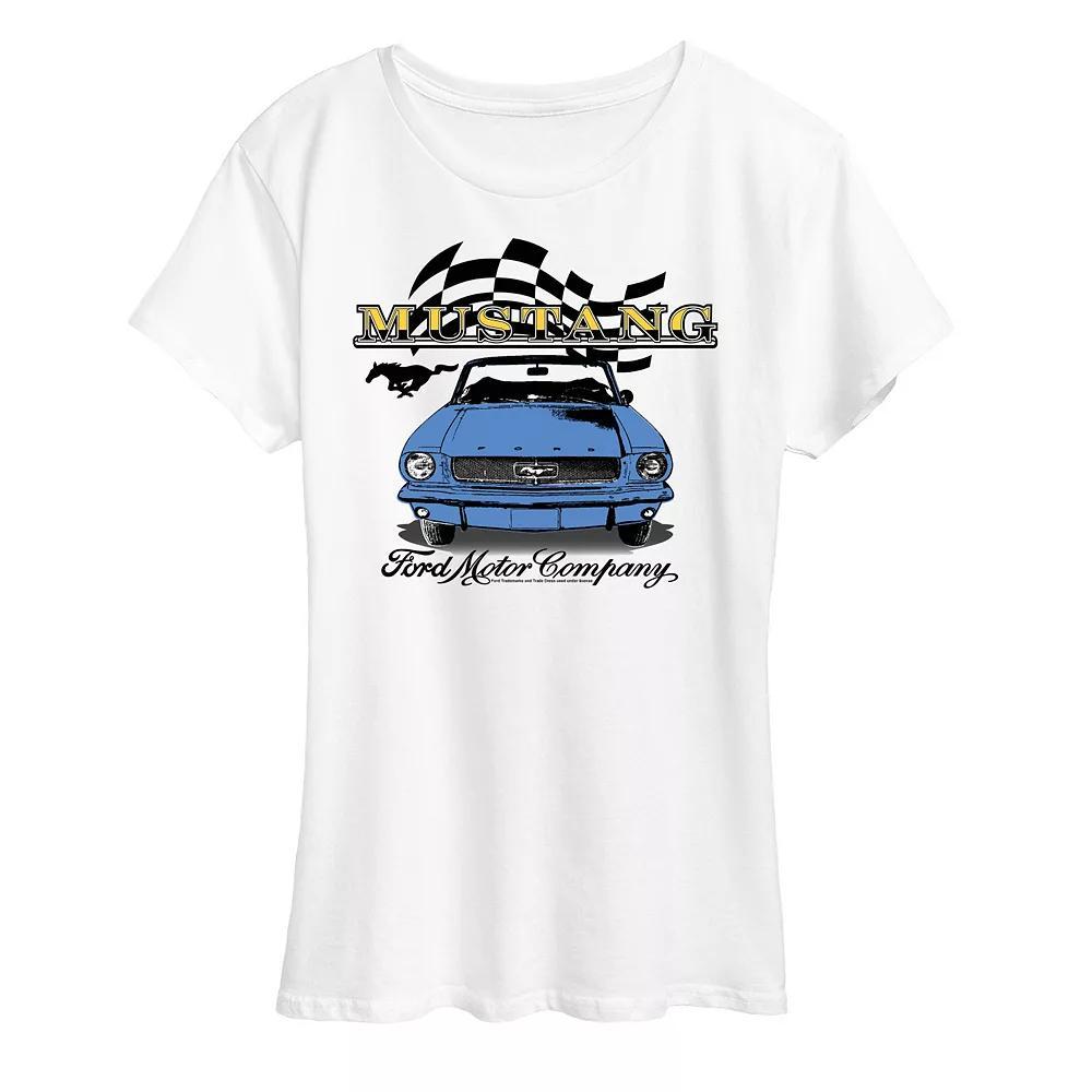 Womens Ford Vintage Mustang Graphic Tee Product Image