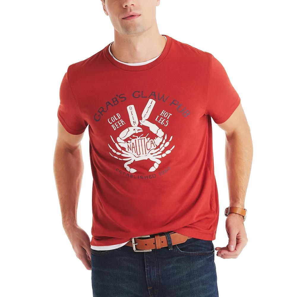 Men's Nautica Yacht Club Graphic Tee, Size: Medium, Crab Claw Product Image