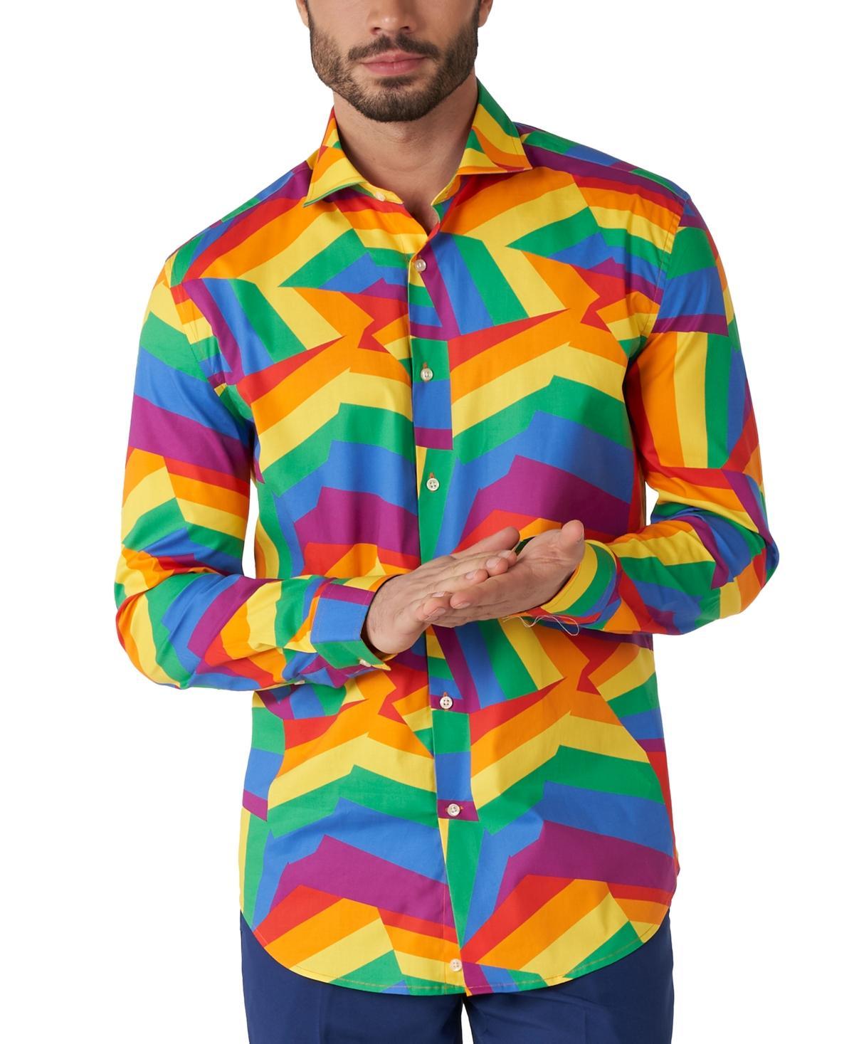 Men's OppoSuits Button-Down Dress Shirt, Size: XS, King Of Clubs Product Image