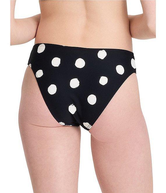 kate spade new york Dotted Print High Cut Leg Hipster Swim Bottom Product Image