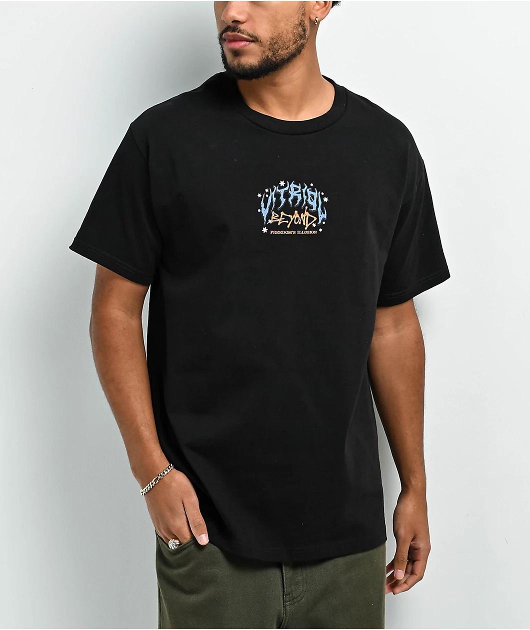 Vitriol Freedoms Illusion Black T-Shirt Product Image