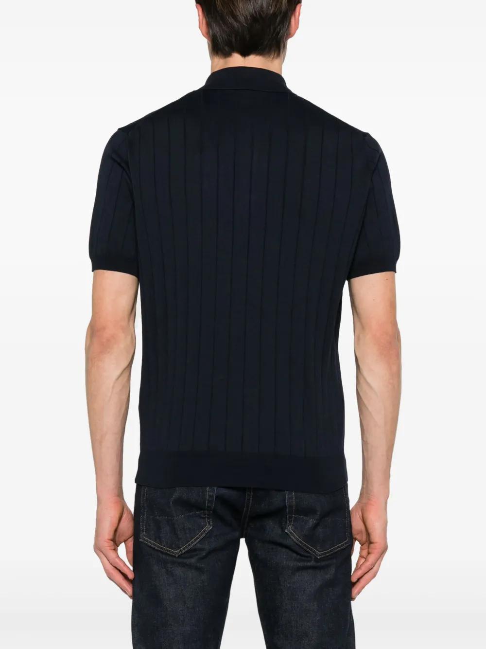 wide-ribbed polo shirt Product Image