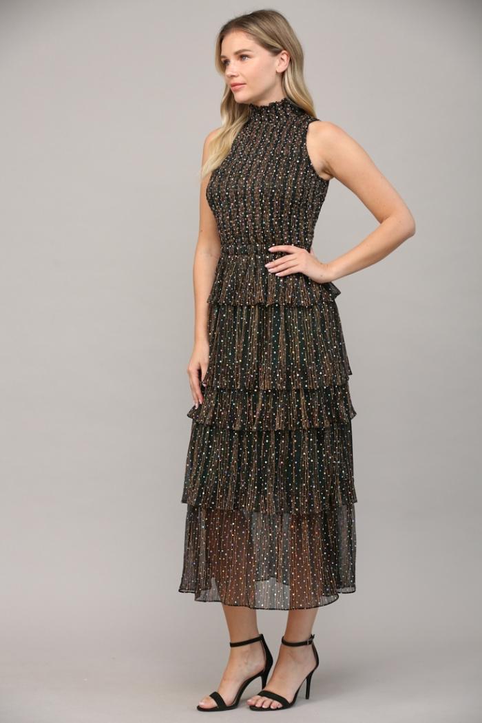 Tiered Smock Maxi Dress Product Image