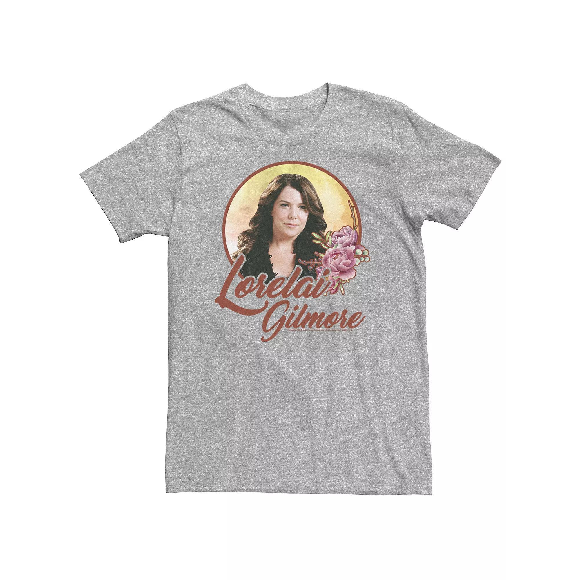 Big & Tall Gilmore Girls Lorelai Gilmore Portrait Tee, Men's, Size: 2XLT, Athletic Grey Product Image