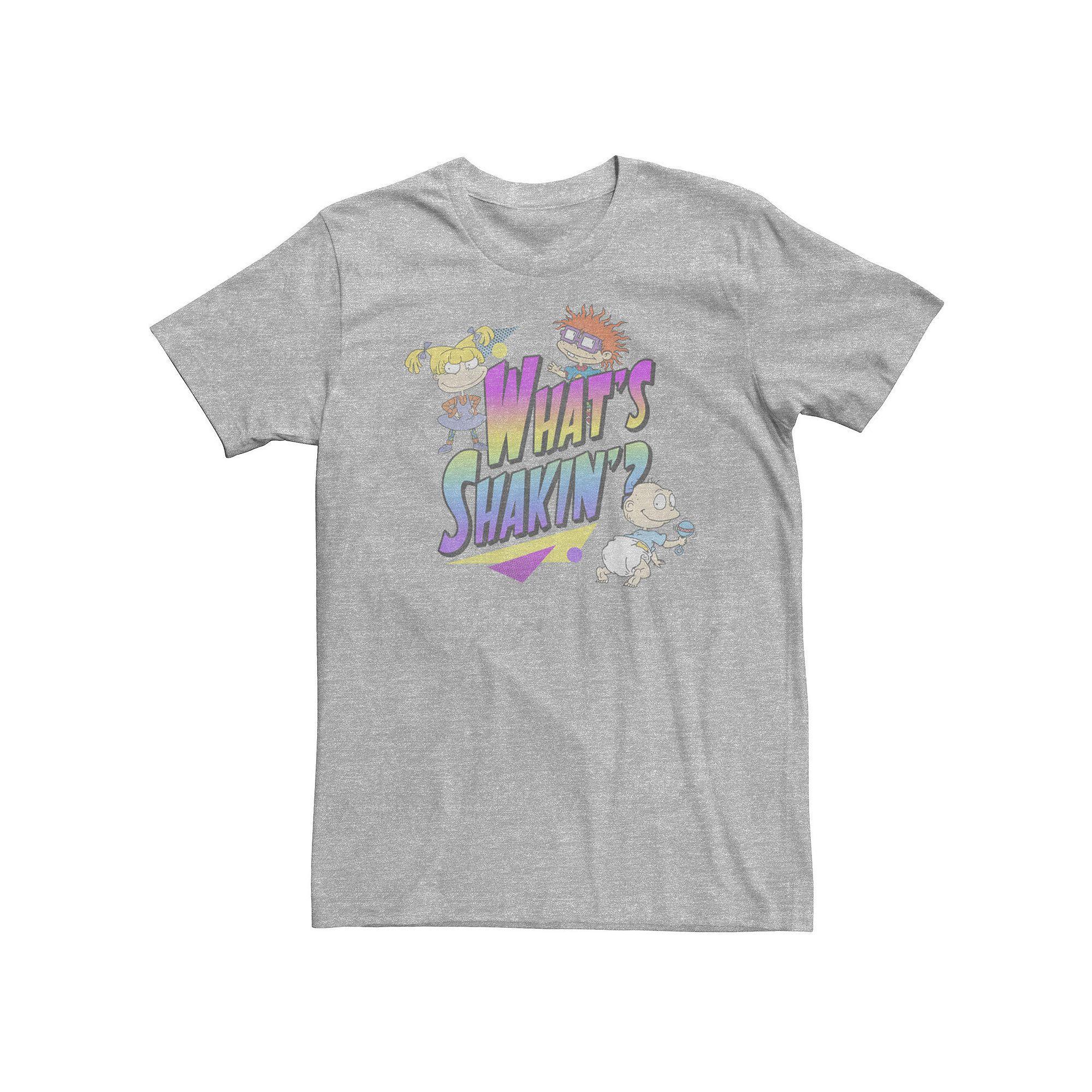 Men's Monopoly Icons Money Symbol Graphic Tee, Size: XS, Athletic Grey Product Image