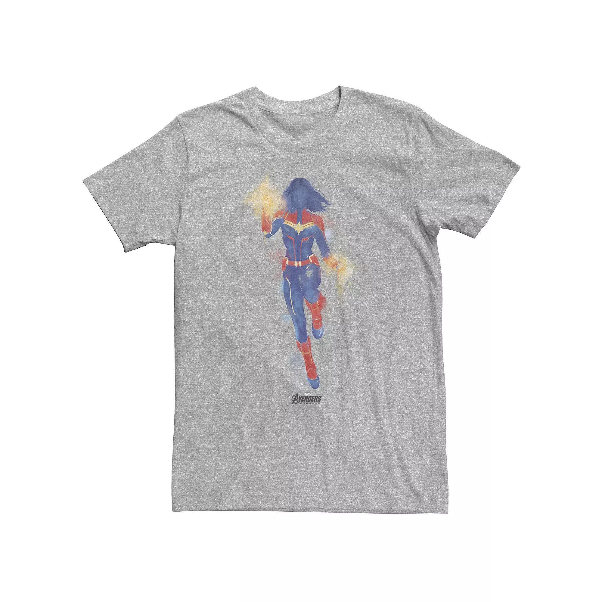 Big & Tall Star Wars: The Mandalorian Sketch Grop Portrait Tee, Men's, Size: 3XL, Athletic Grey Product Image