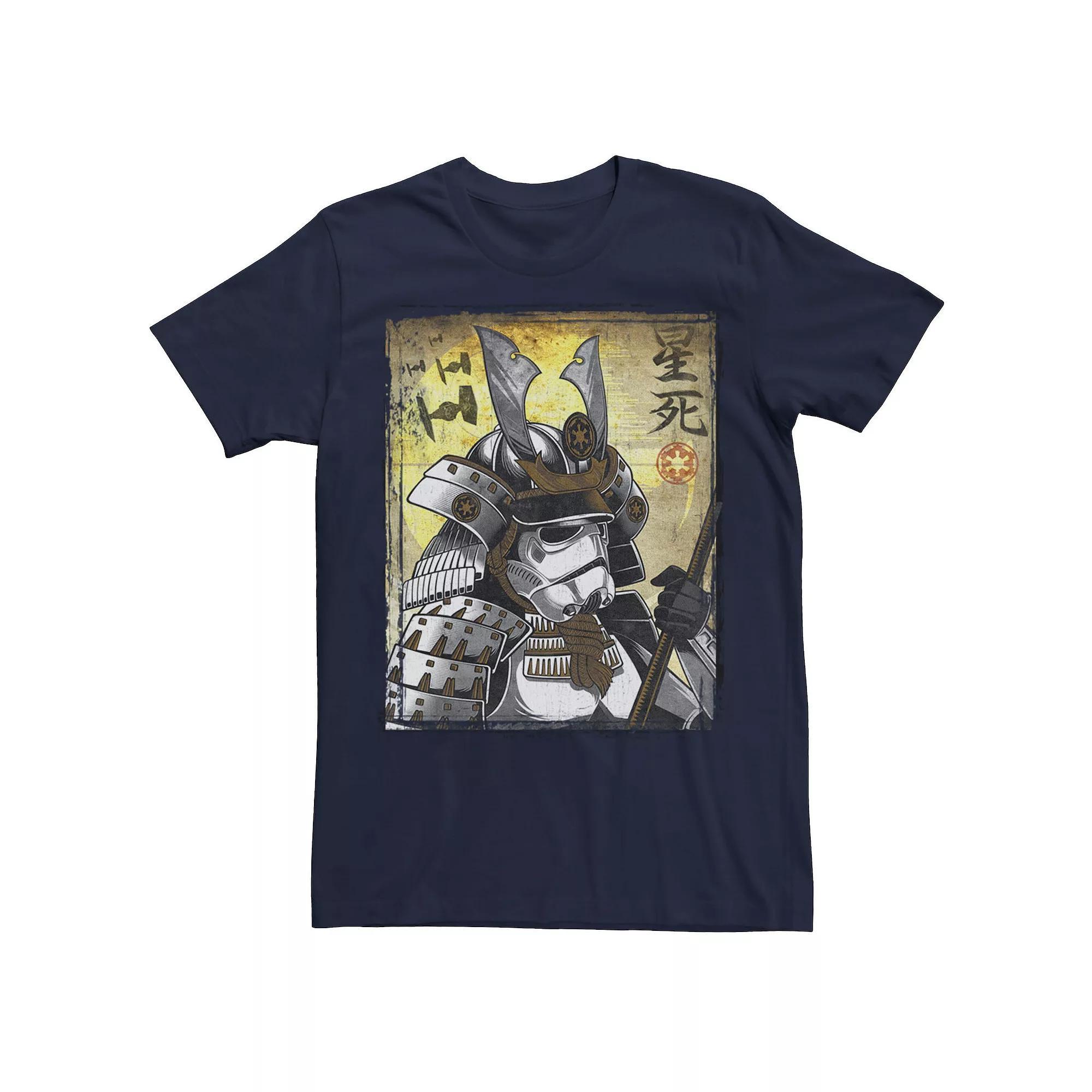 Mens Star Wars Samurai Trooper Poster Tee Red Product Image