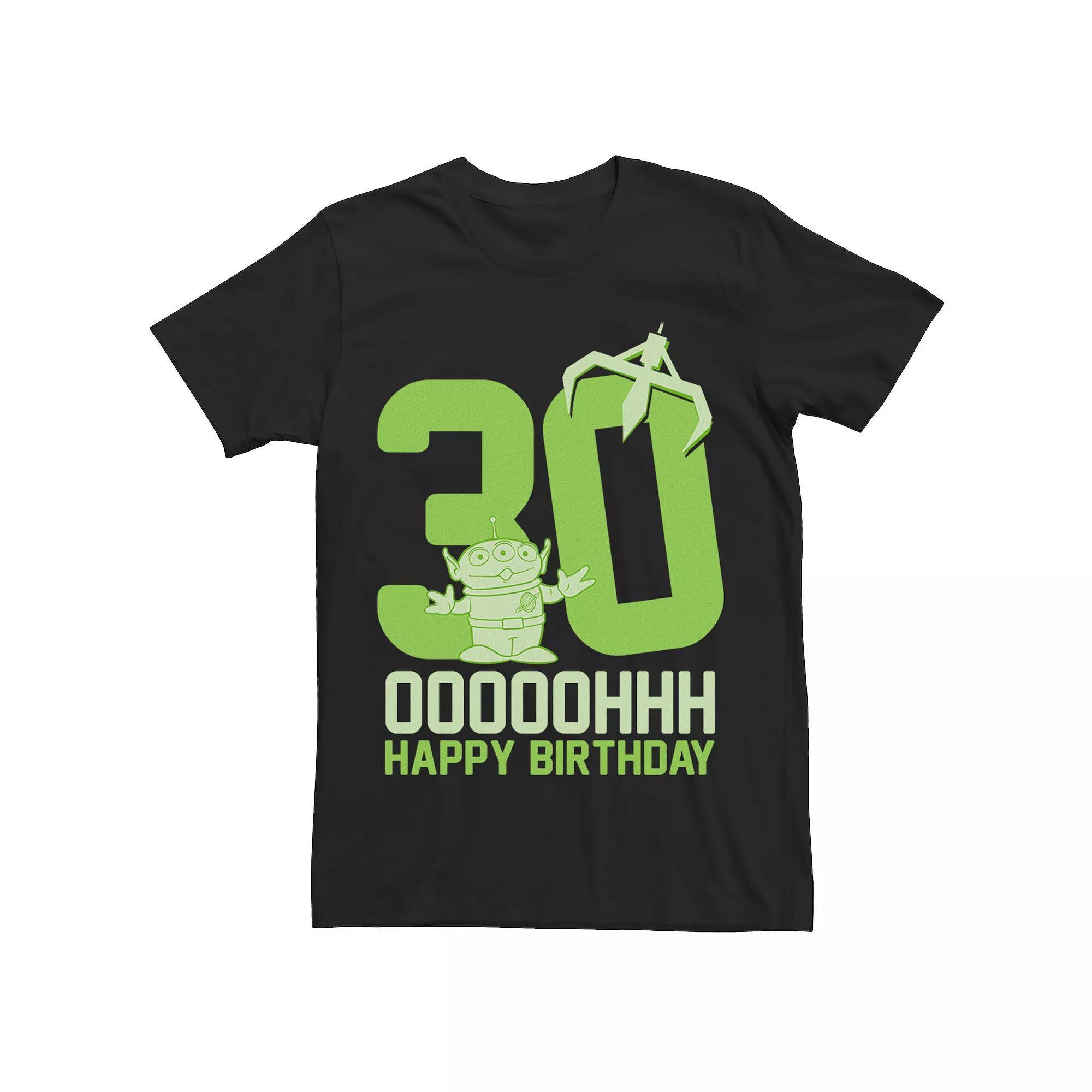 Disney / Pixar's Toy Story Aliens Men's Happy 30th Birthday Tee, Size: Large, Black Product Image