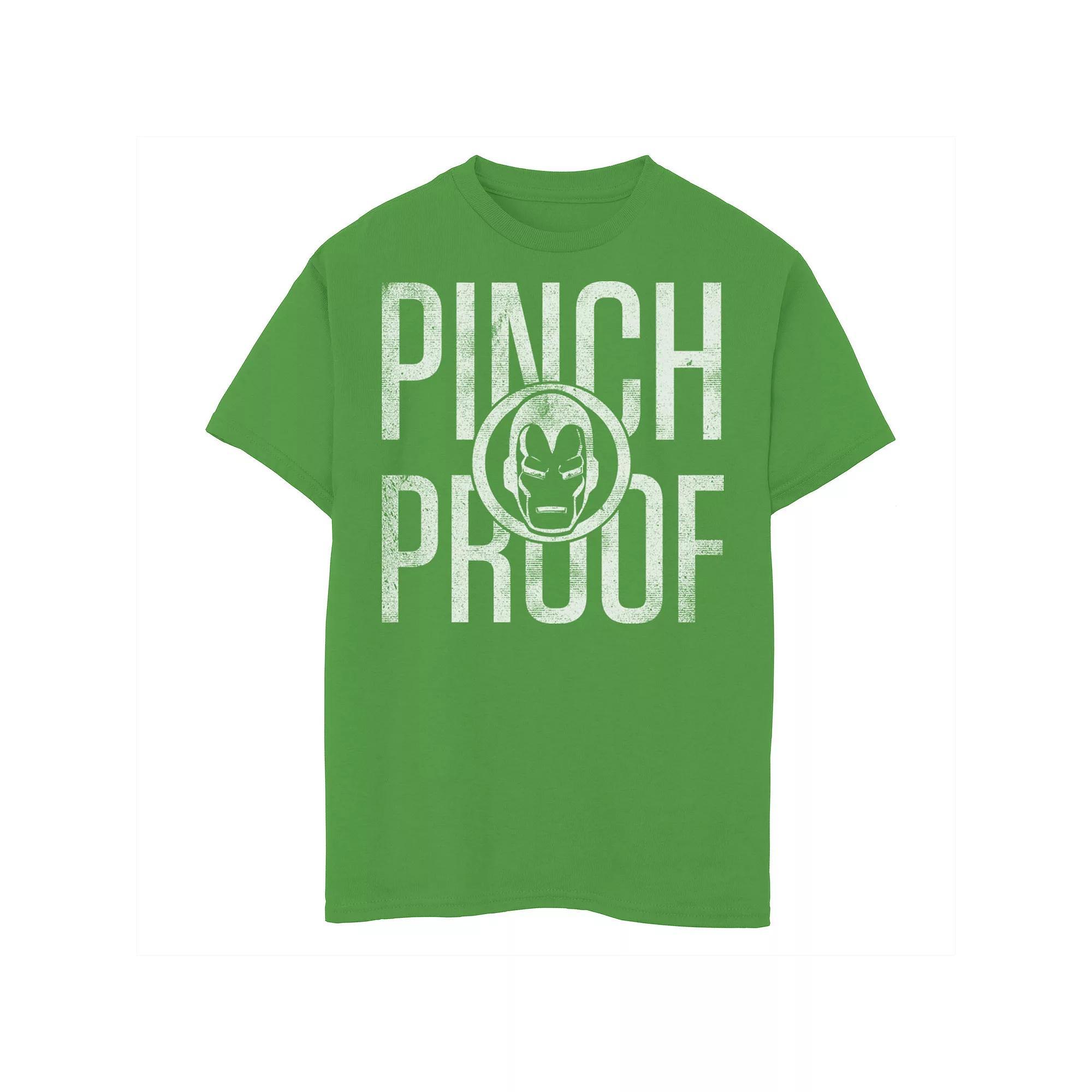 Boys 8-20 Marvel Iron Man Pinch Proof Graphic Tee, Boy's, Size: Medium, Kelly Product Image