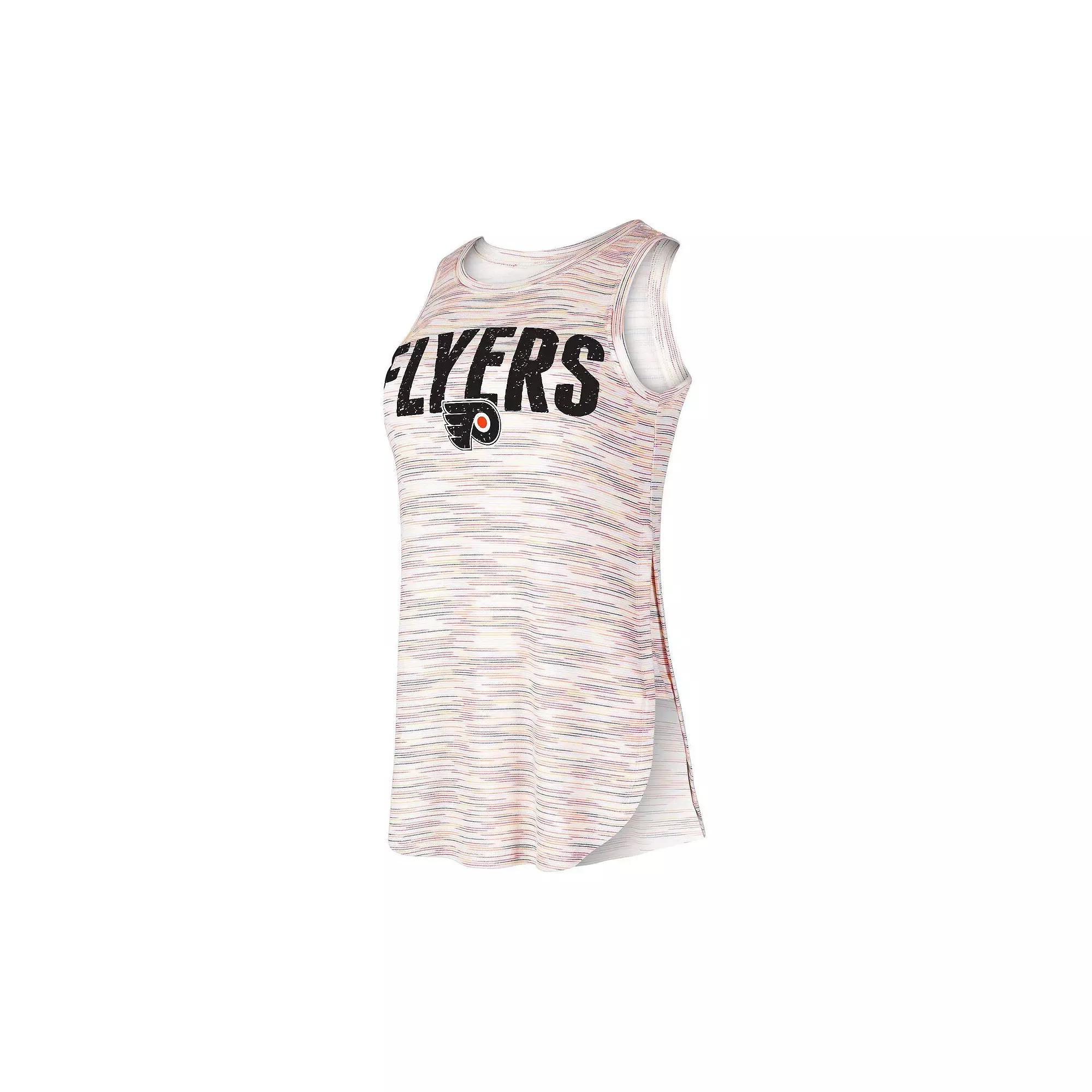 Women's Concepts Sport Philadelphia Flyers Sunray Multicolor Tri-Blend Tank Top, Size: XL, Fly Team Product Image
