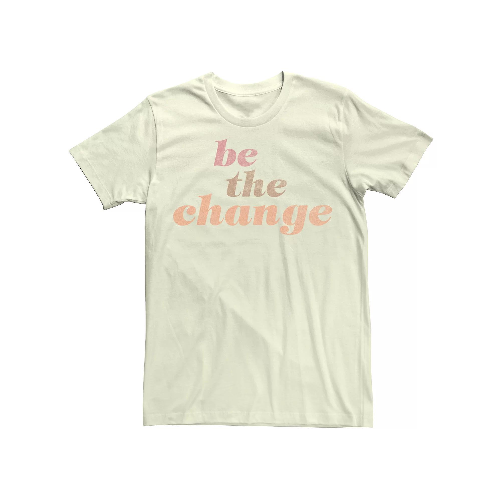 Men's Fifth Sun "Be The Change" Tee, Size: 3XL, Natural Product Image