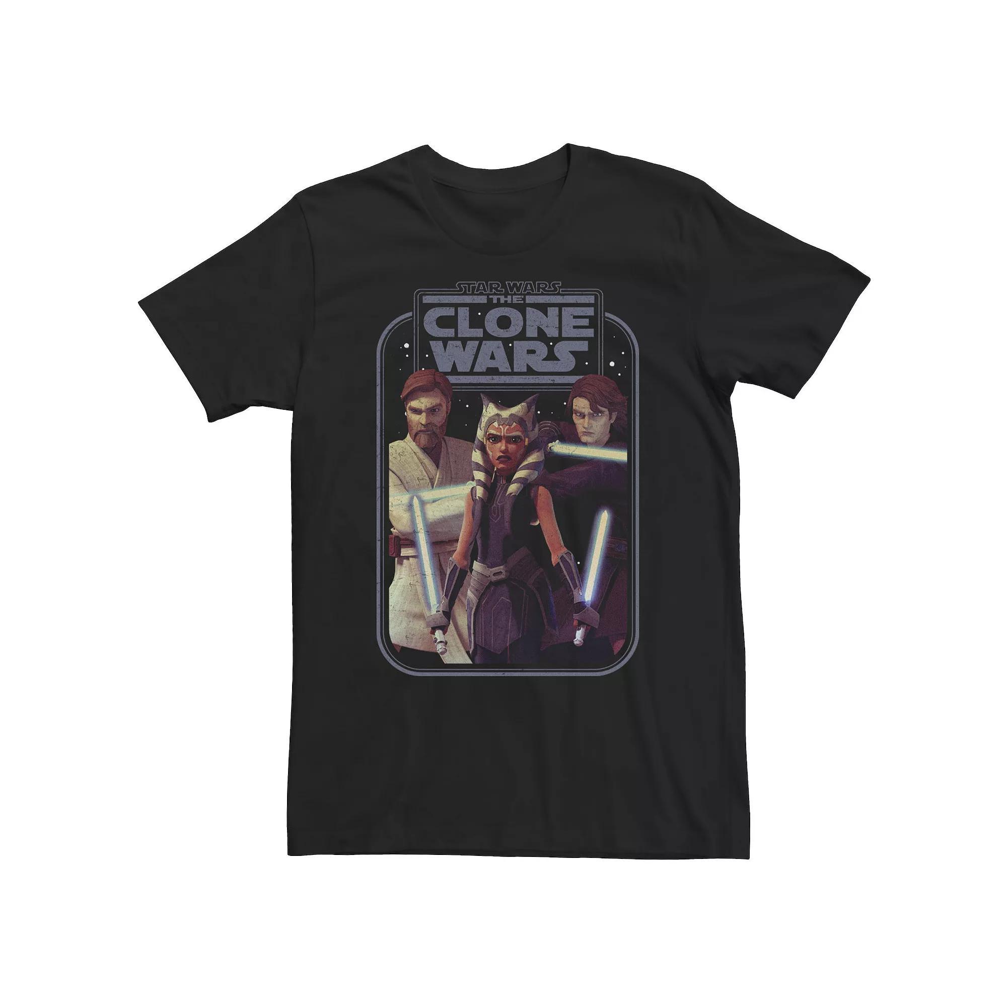 Big & Tall Star Wars: The Clone Wars Heroes Group Shot Tee, Mens Product Image