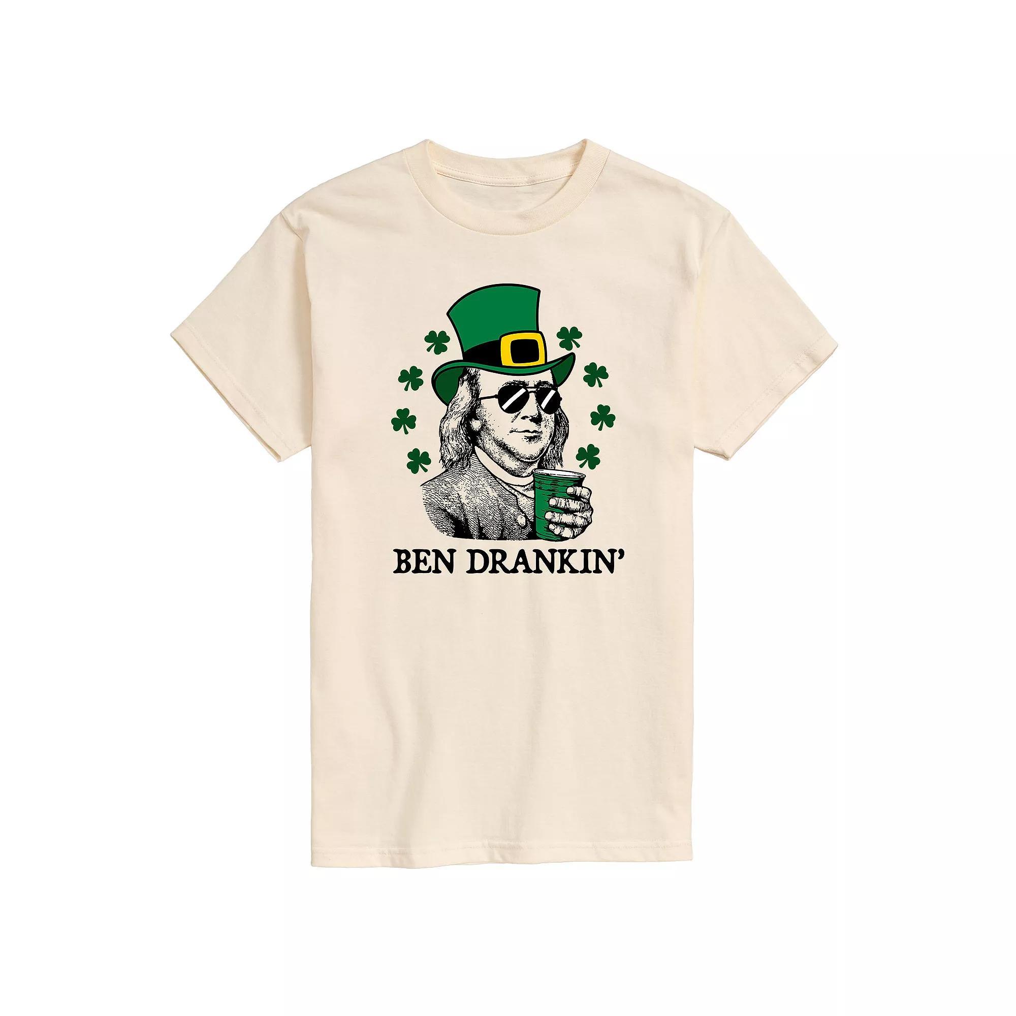 Mens St Paddys Ben Drankin Graphic Tee Product Image