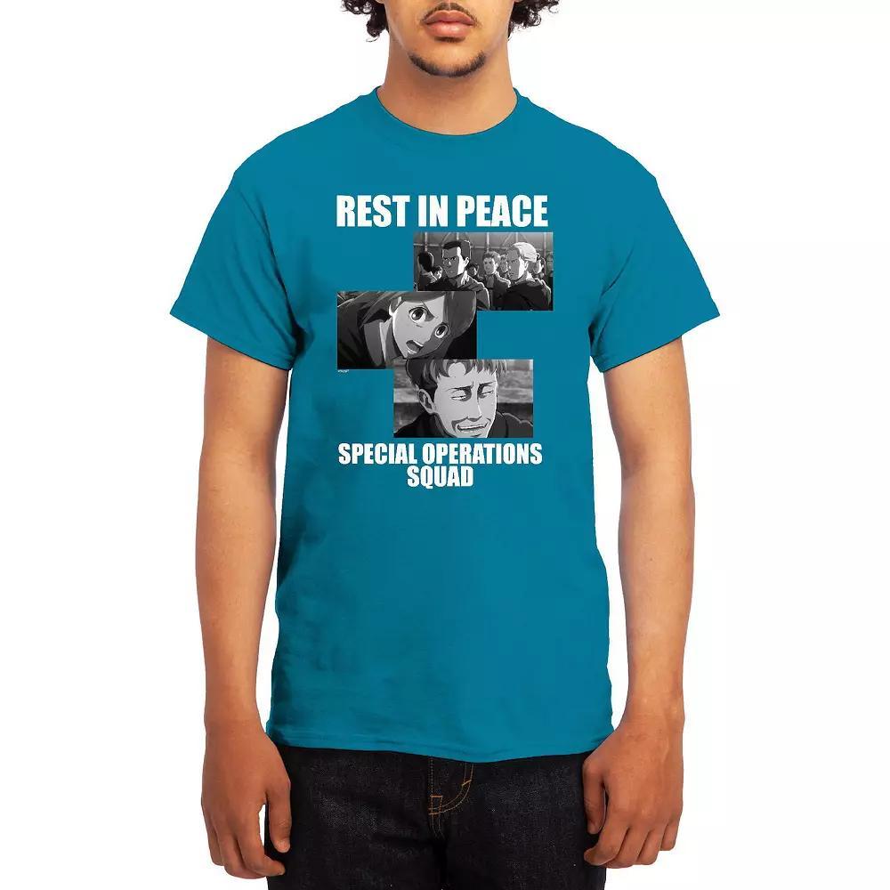 Mens Attack on Titan Rest in Peace Squad Tee Product Image