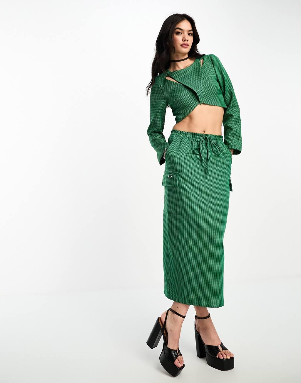 Extro & Vert maxi skirt with split Product Image