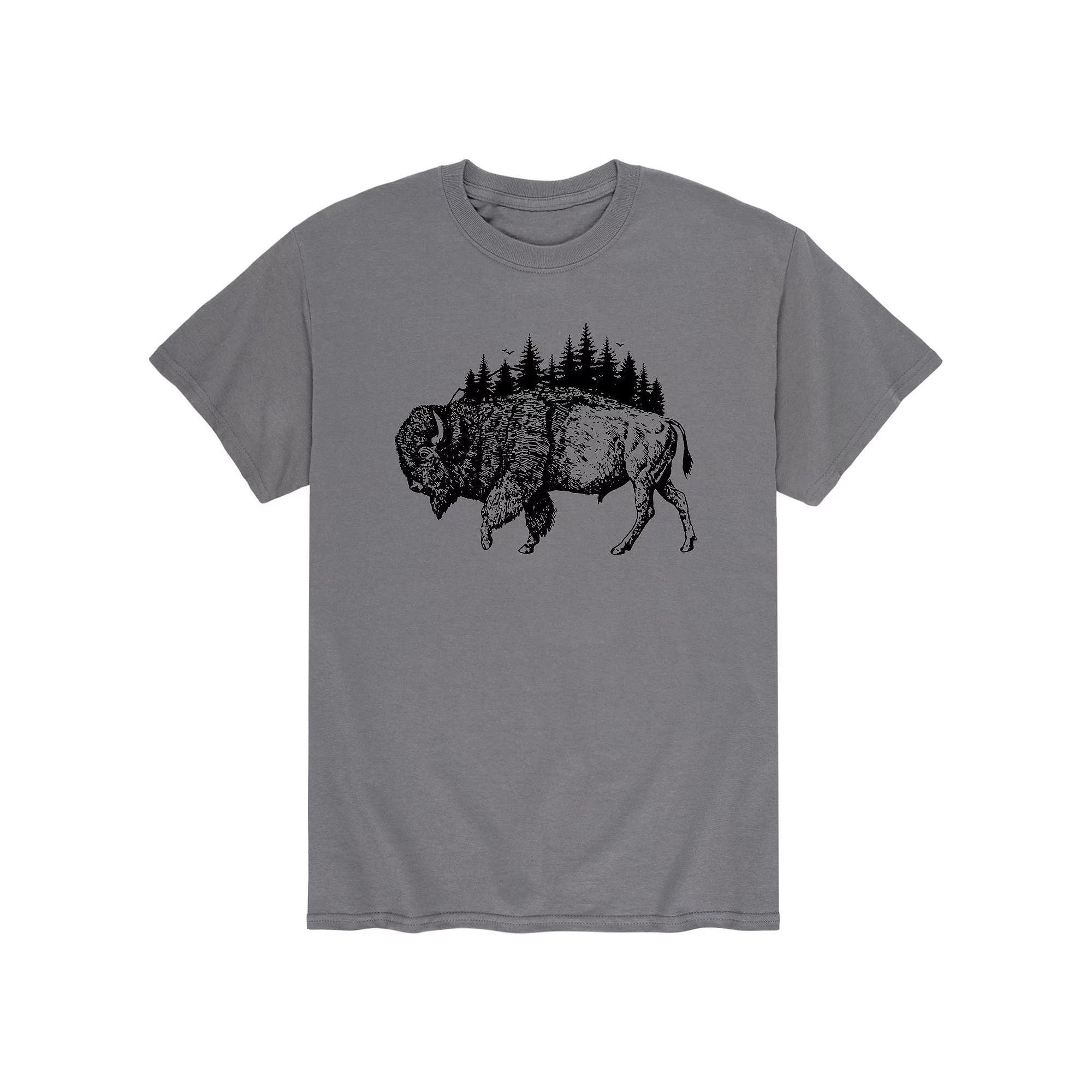 Mens Bison Mountain tee Product Image