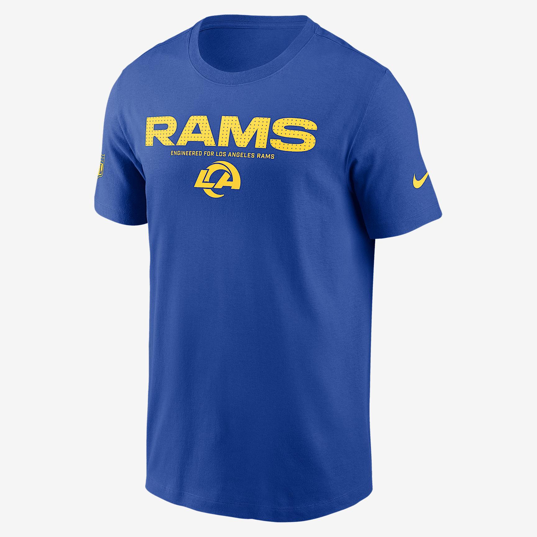 Los Angeles Rams Sideline Team Issue Nike Men's Dri-FIT NFL T-Shirt Product Image