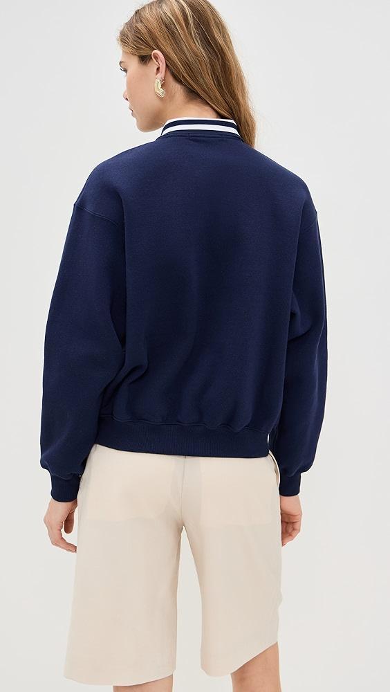RLX Ralph Lauren Novelty Bear Collared Pullover Sweatshirt | Shopbop Product Image