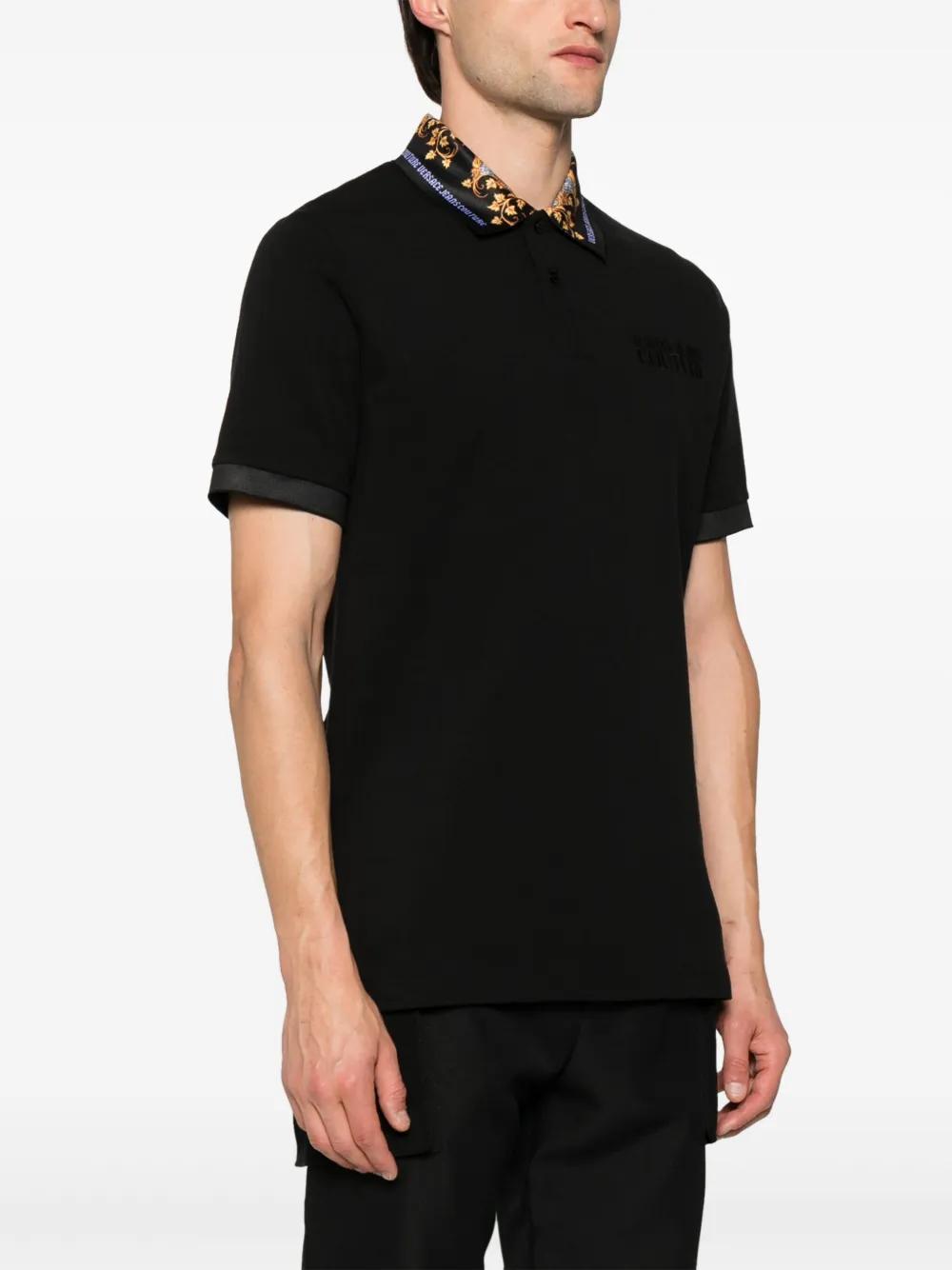 logo-embroidered cotton polo shirt Product Image