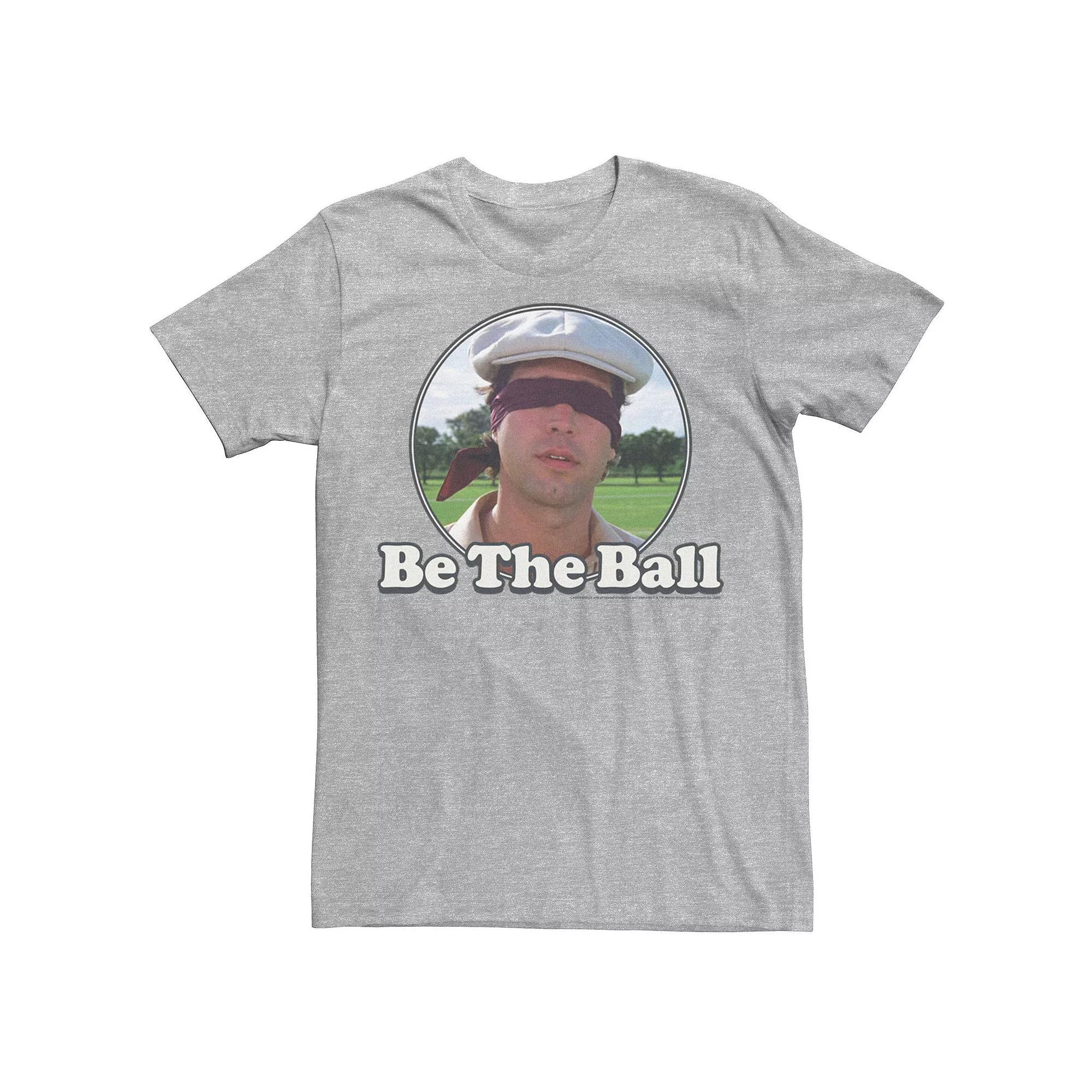 Men's Caddyshack Be The Ball Portrait Tee, Size: XXL, Athletic Grey Product Image