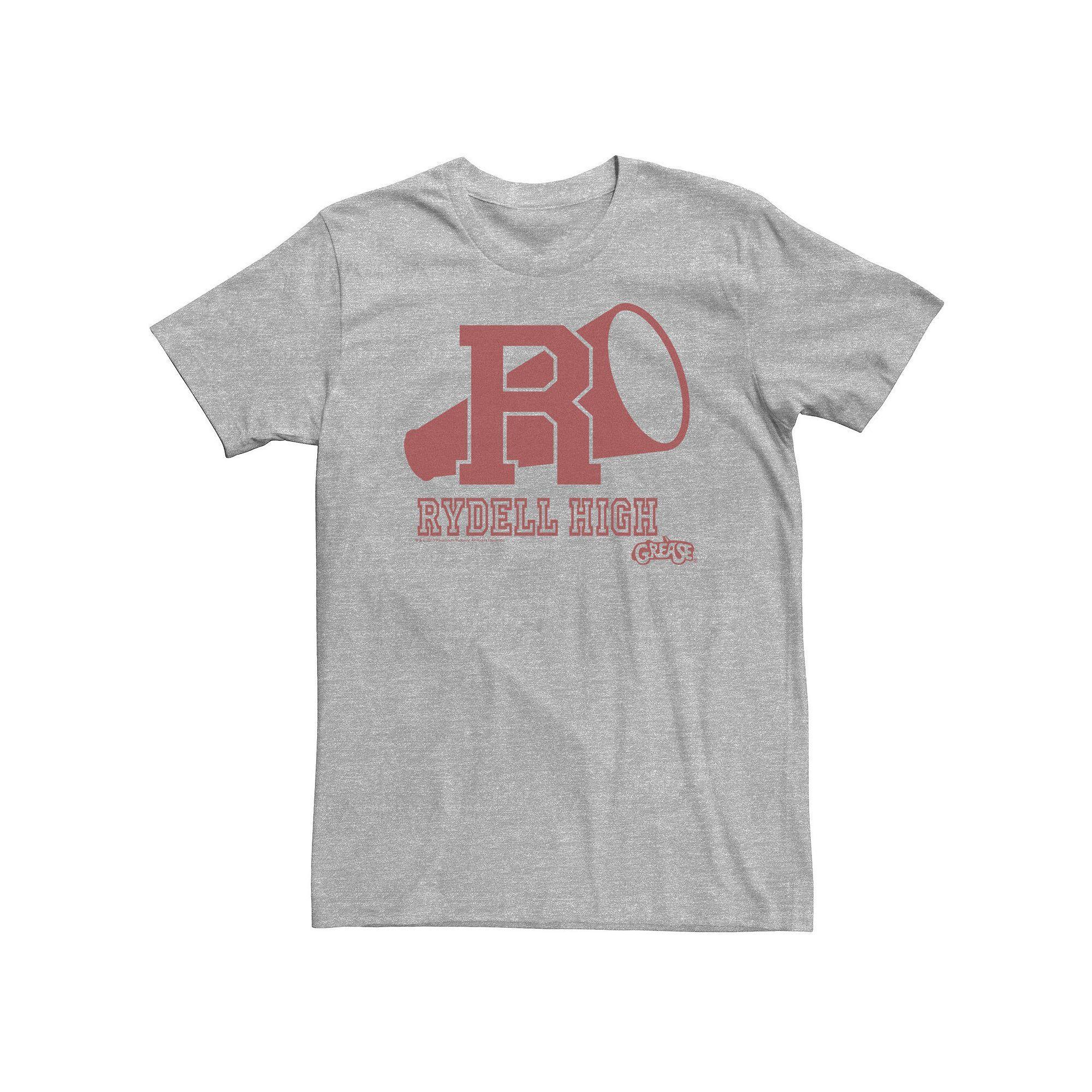 Big & Tall Grease Rydell High Logo Graphic Tee, Men's, Size: 3XL, Athletic Grey Product Image