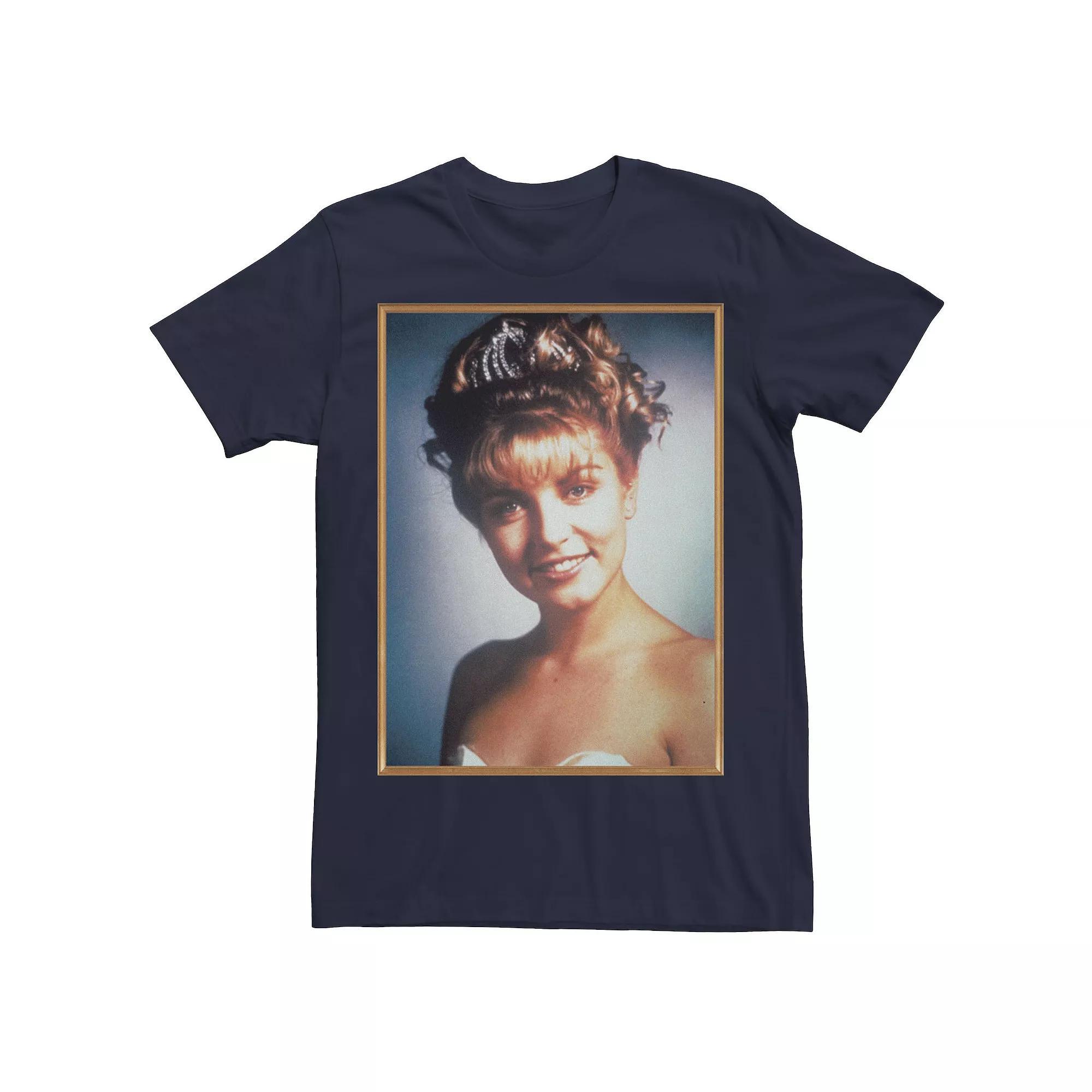 Men's Twin Peaks Laura Palmer Yearbook Tee, Size: 3XL, Blue Product Image