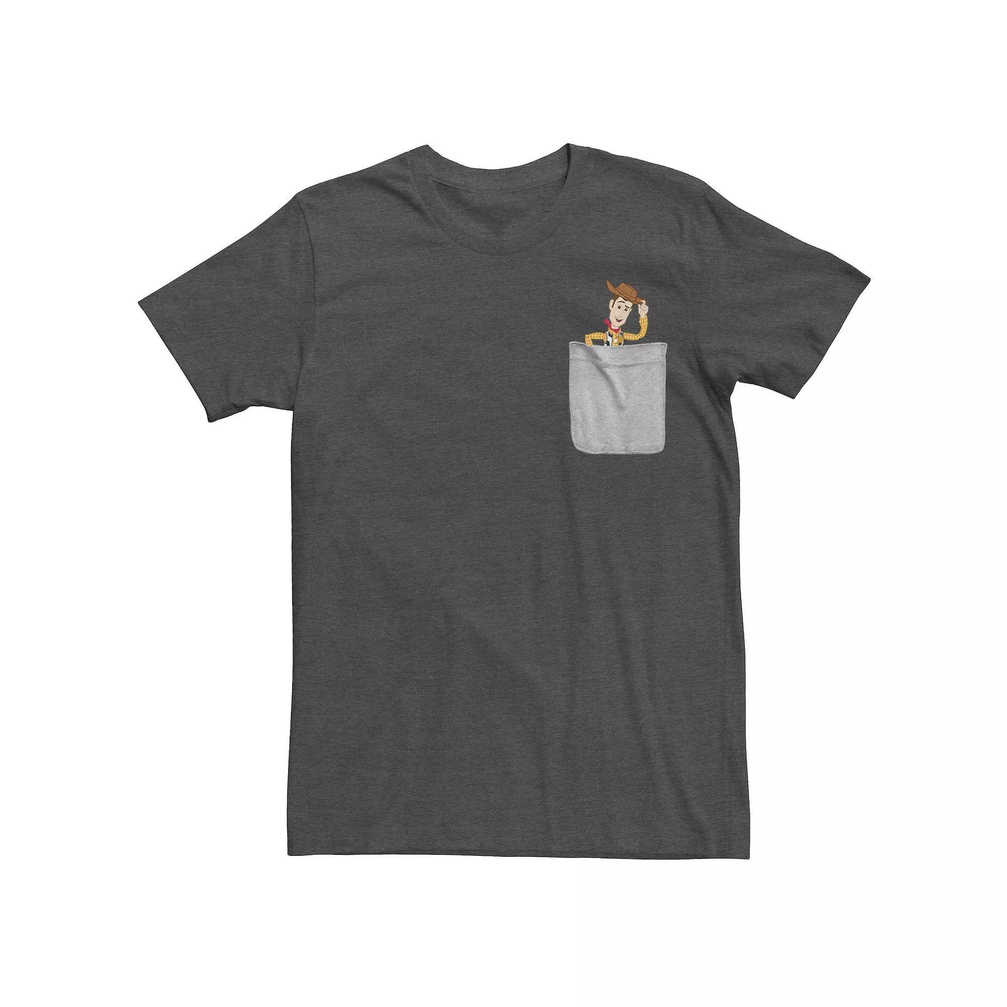 Men's Star Wars Left Pocket Geo Vader Tee, Size: XL, Grey Product Image