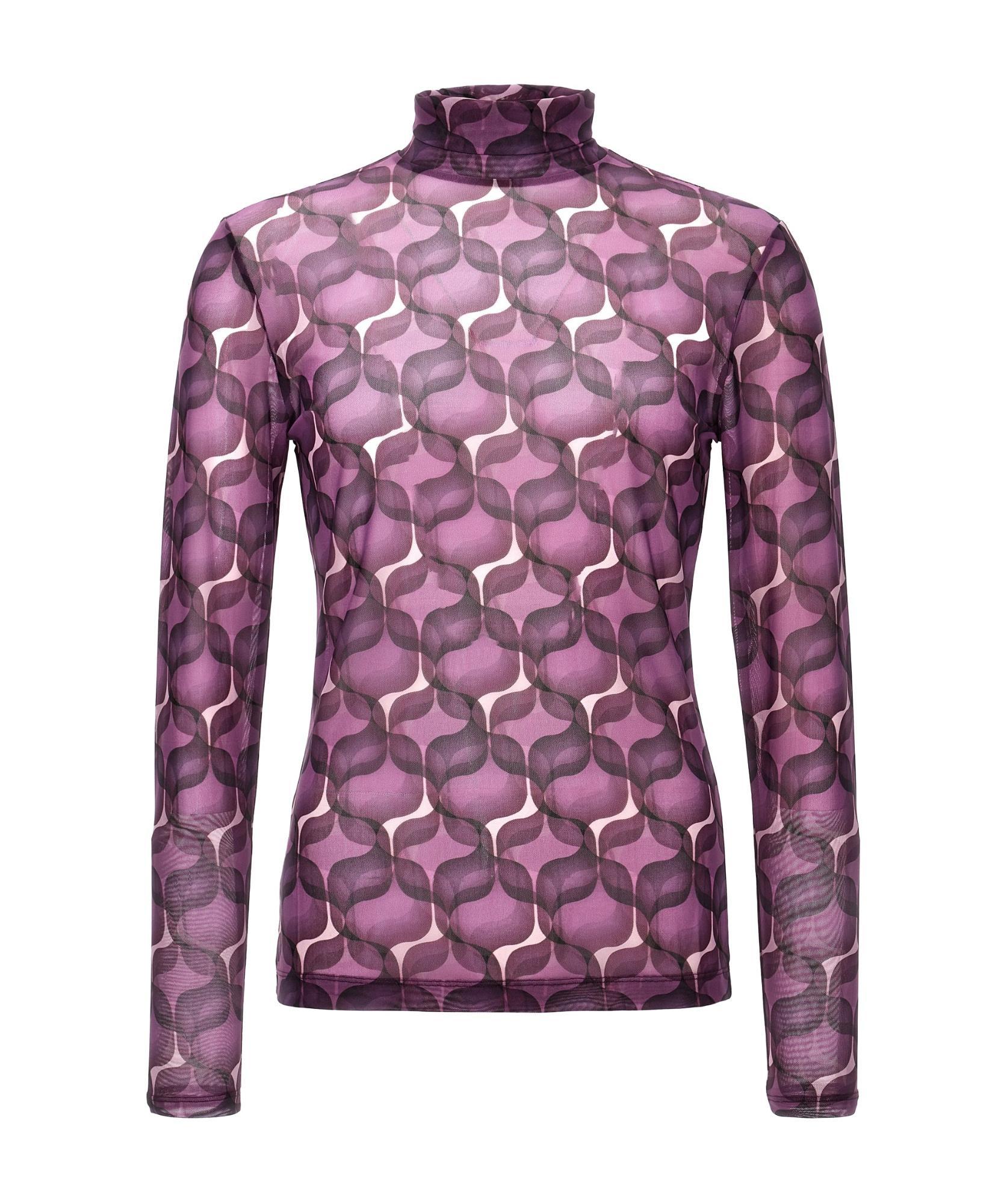 DRIES VAN NOTEN Heyze Long-sleeved Top In Multicolor Product Image