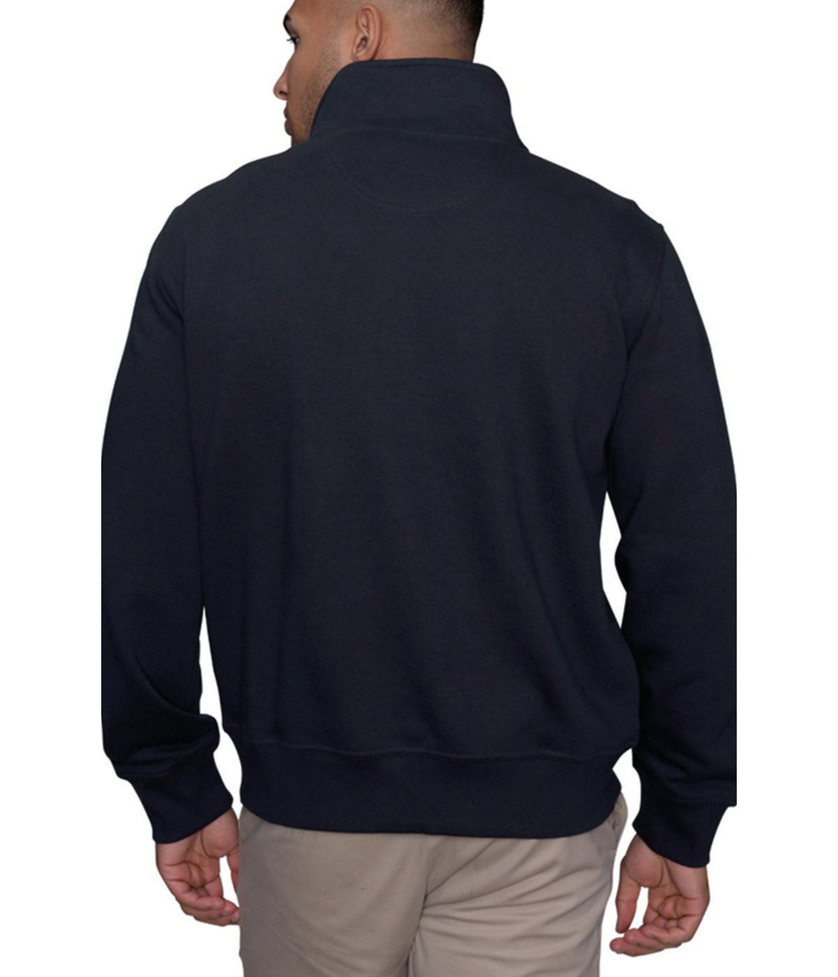 Quarter Zip Luxe Fleece Pullover Black Product Image