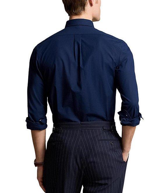 Polo Ralph Lauren Slim-Fit Stretch Poplin Long Sleeve Woven Shirt Product Image