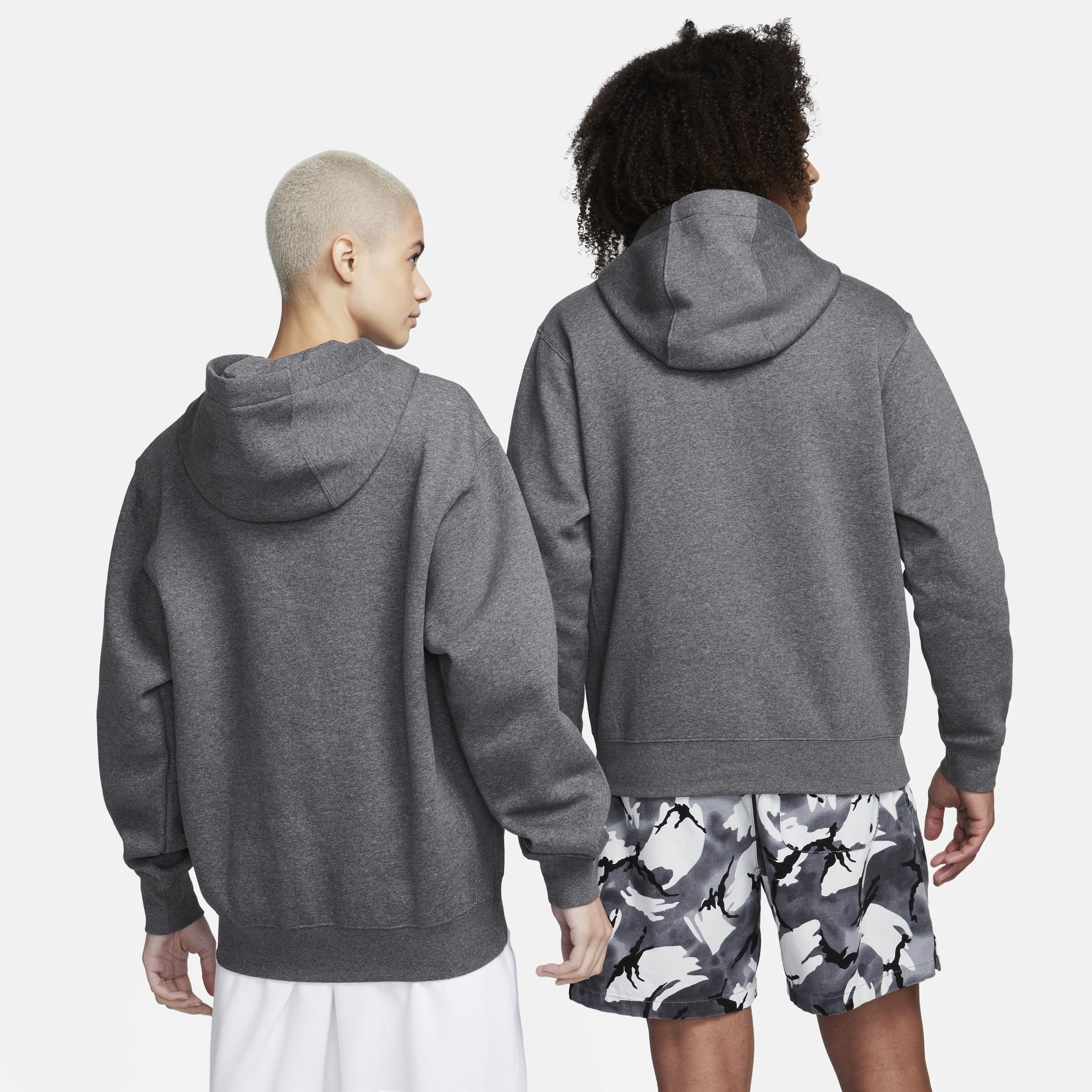 Big & Tall Nike Sportswear Club Fleece Pullover Hoodie, Men's, Size: Large Tall, Grey Heather Product Image