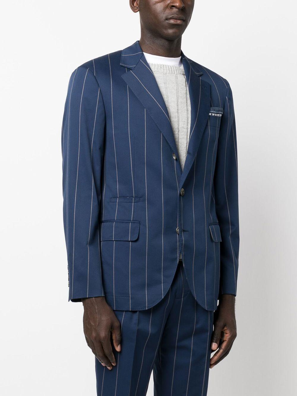 pinstripe-print single-breasted blazer Product Image
