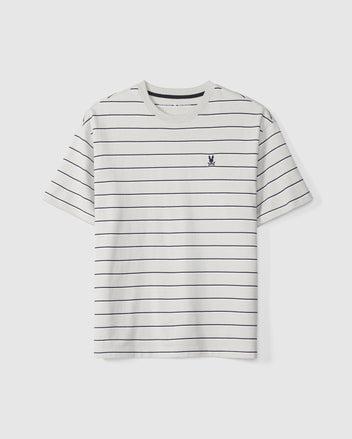 MENS ALTON STRIPE OVERSIZED TEE - B6U409C200 Product Image