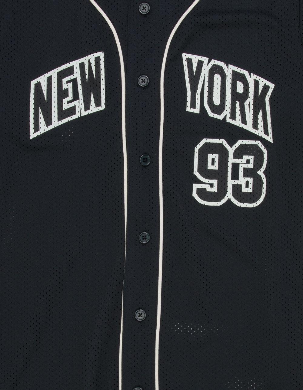 LIRA New York Mens Baseball Jersey - BLACK Product Image